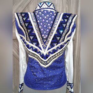 Amazing Custom Western Horse Show Vest & Shirt Set